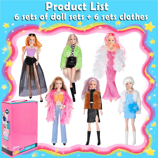 ebuddy dolls wear a green jacket and edgy boots for chic looks