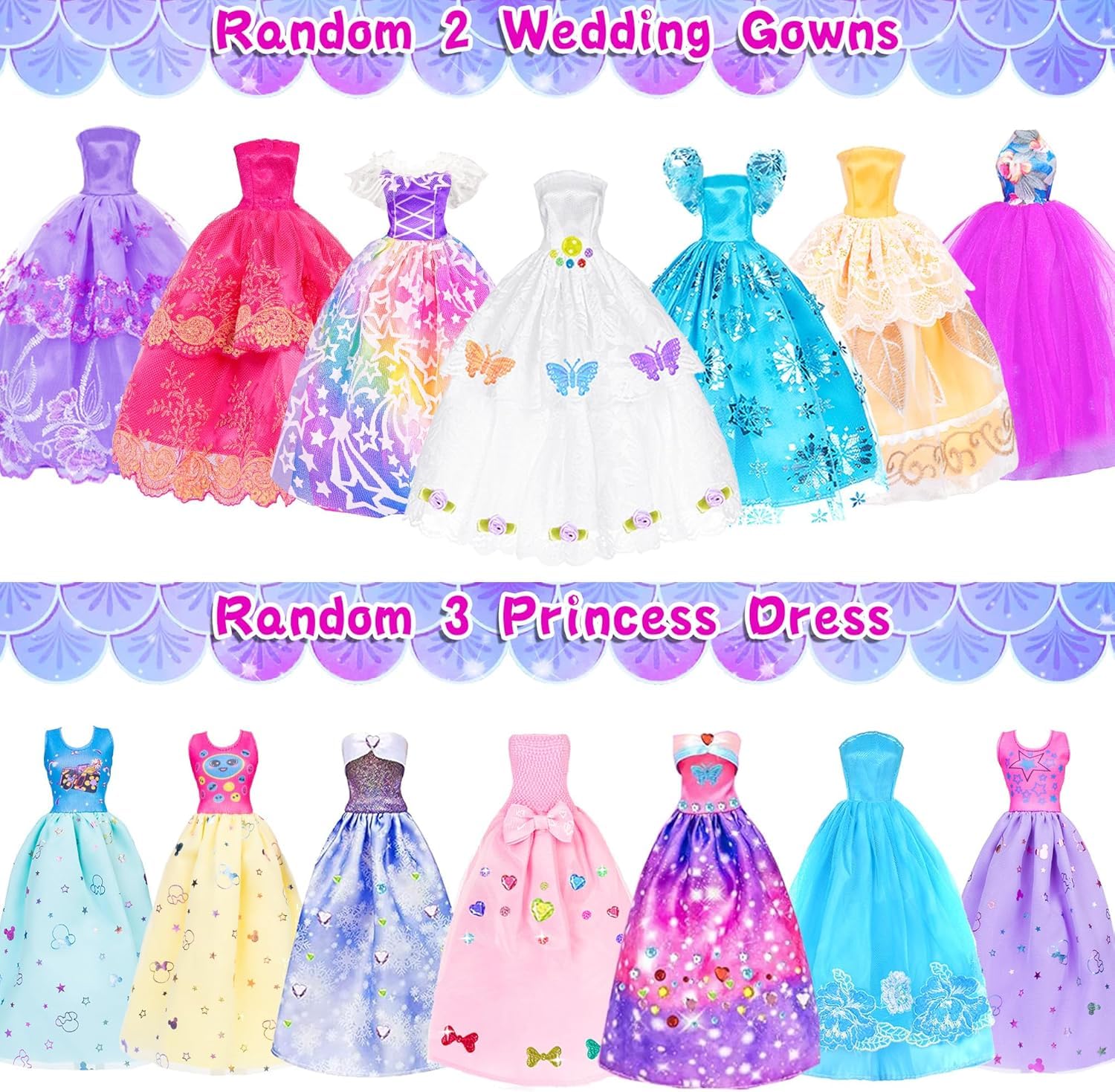 ebuddy 50-pcs accessories for creative dress-up stories