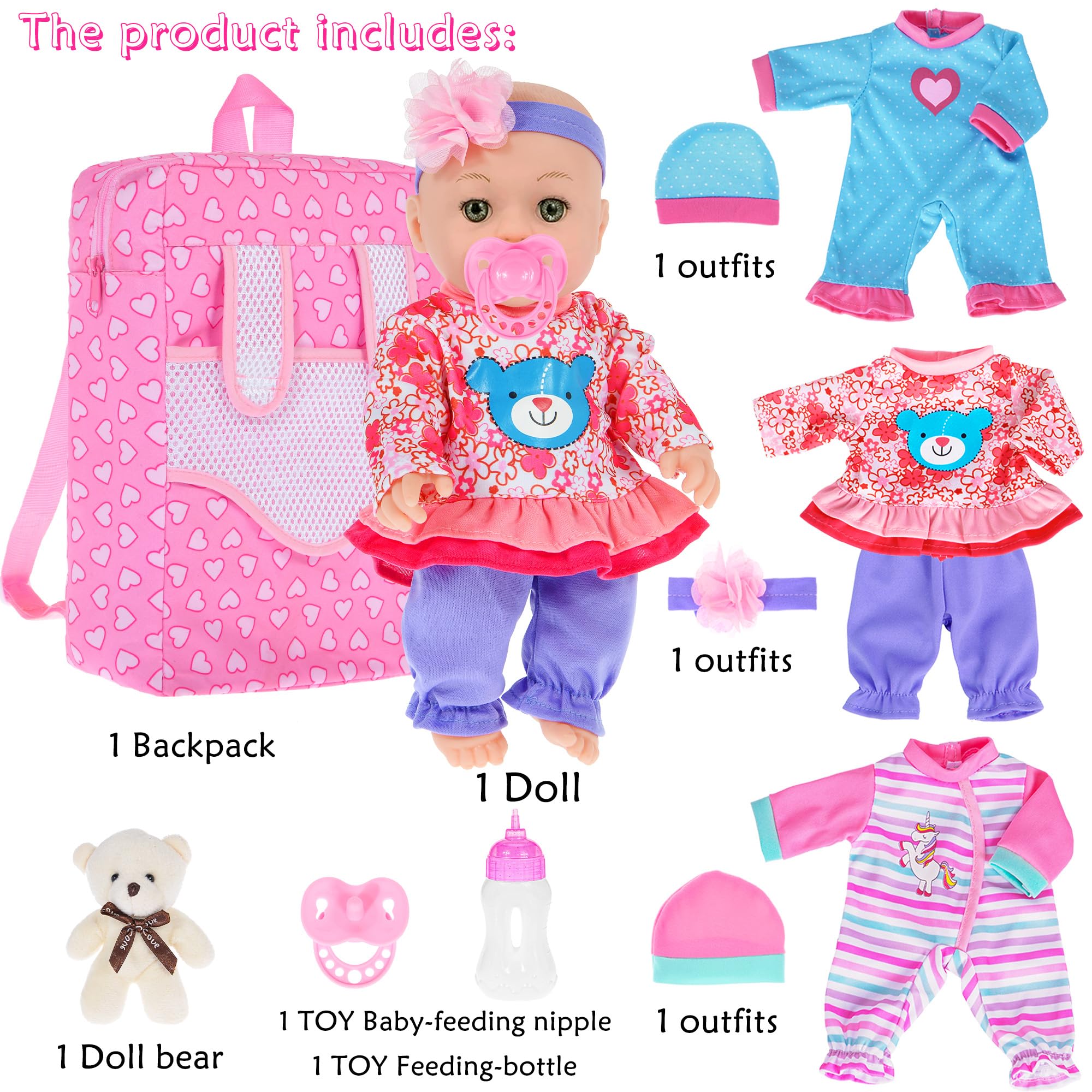 ebuddy reborn-style clothes set offering versatile styling for the 12-inch doll.