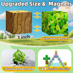 EchoPlan Magnetic Blocks dream house scene emphasizes imaginative play and storytelling.