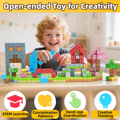 EchoPlan Magnetic Blocks sensory jingle during play enhances attention and engagement.