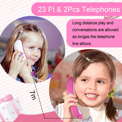 ECLENYES ergonomic toddler phone is easy to grip and use.