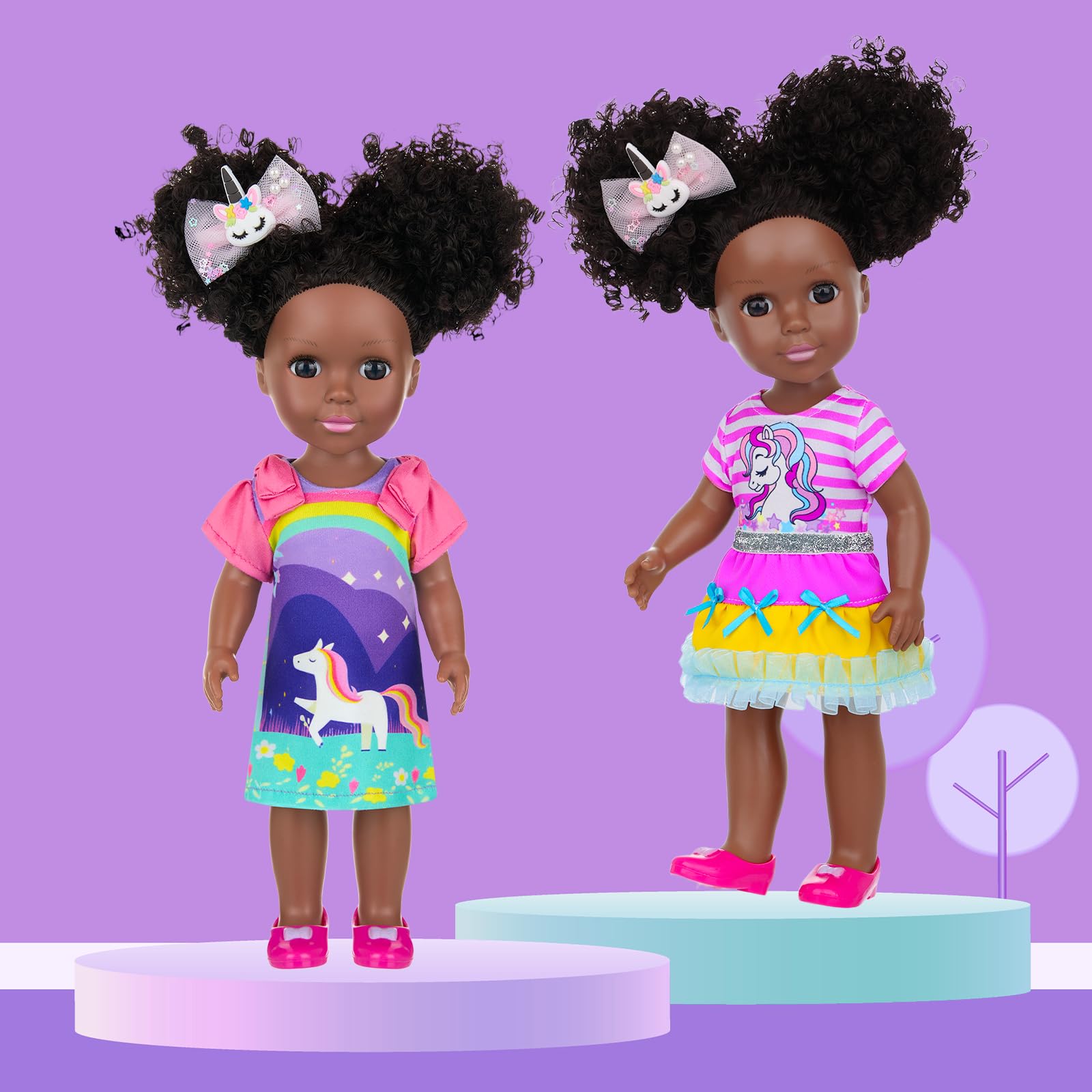 Ecore Fun doll comb helps shape hair during creative play sessions.