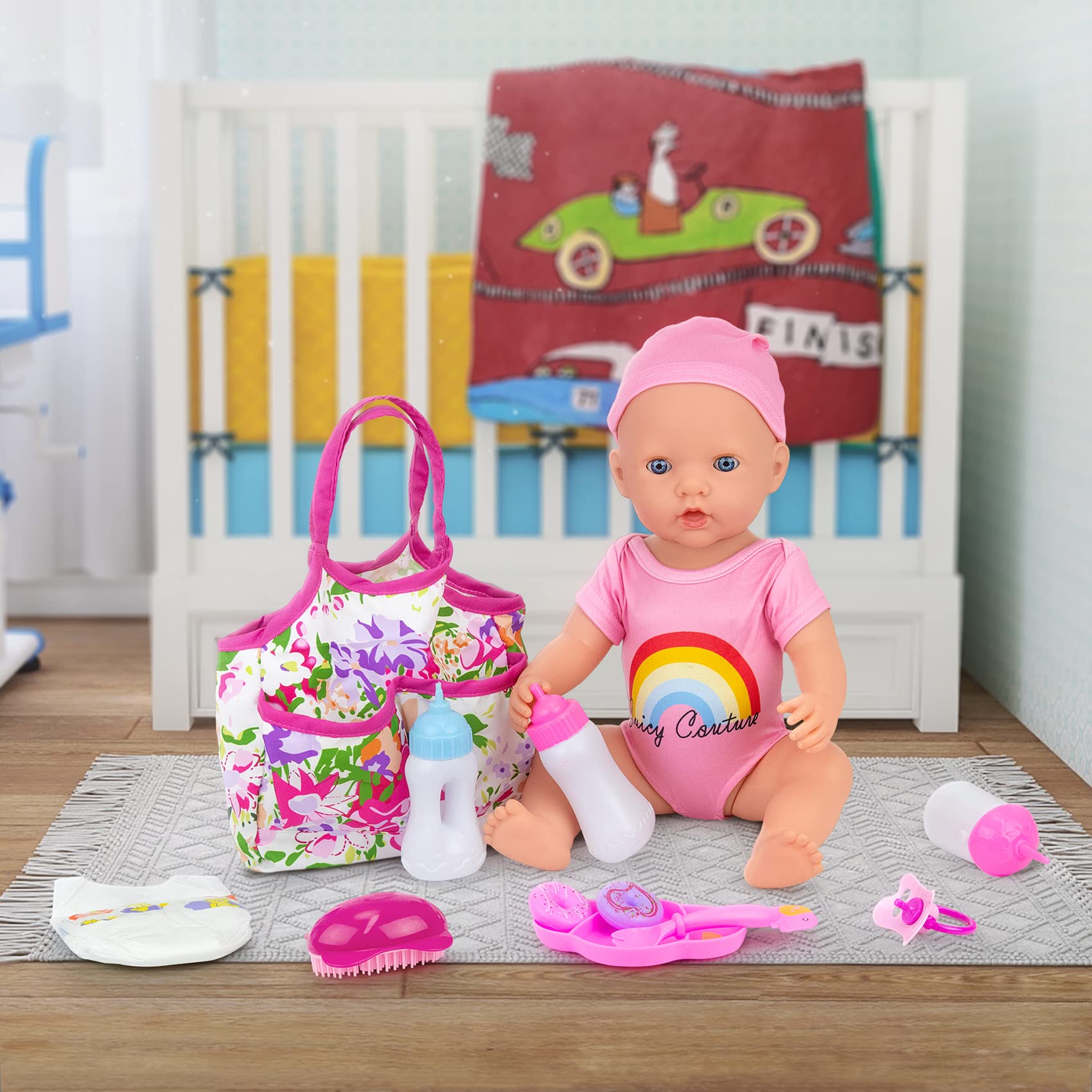 Ecore Fun comb and cookies accessories for dolls support grooming and storytelling