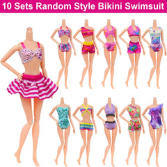 Ecore Fun doll swimming rings add buoyant play accessories for beach-and-pool scenes.