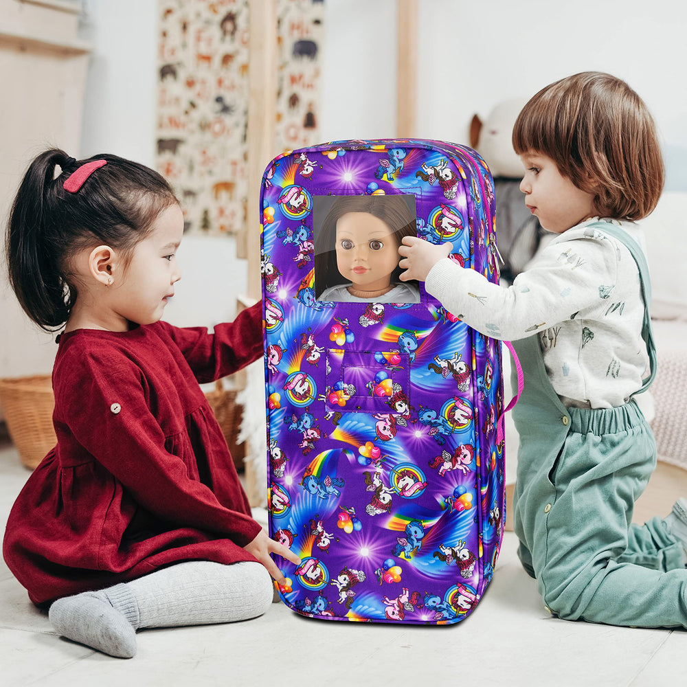 Ecore Fun gift-ready doll carrier for holidays and birthdays.