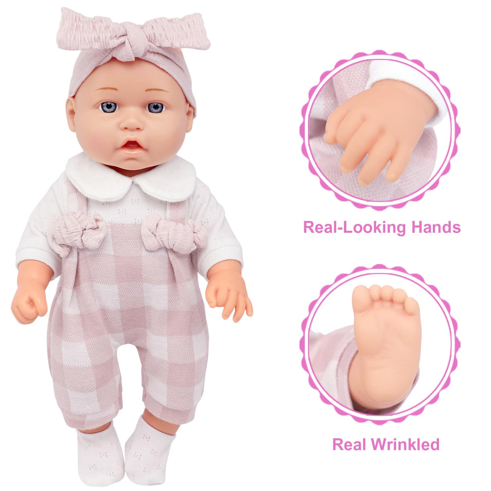 Ecore Fun pacifier included for immersive caregiver role-play.