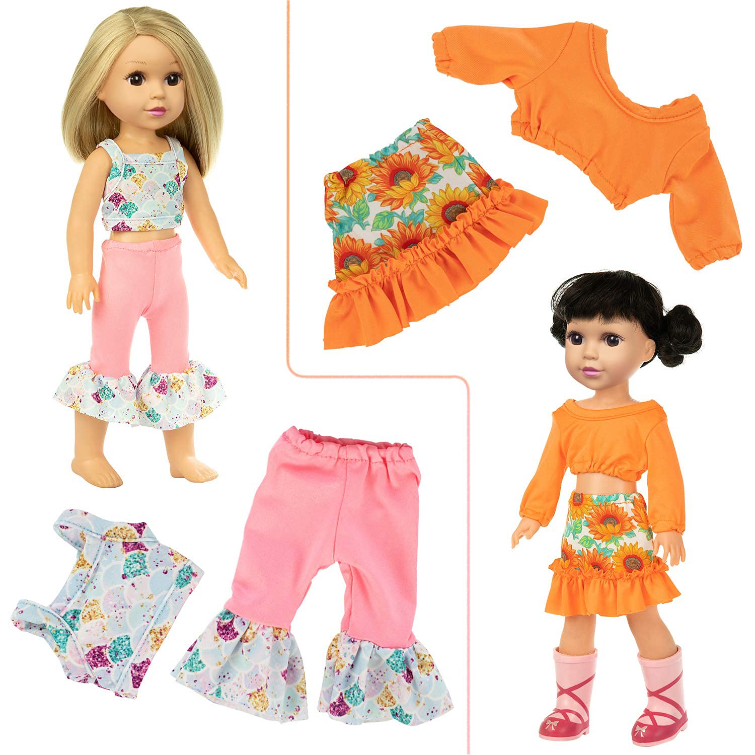 Ecore Fun unicorn print outfit sparks storytelling and magical pretend play.
