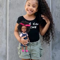 Ecore Fun red headband completes outfits for styling fun.
