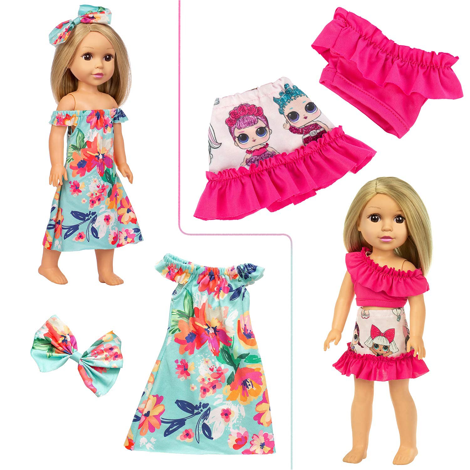 Ecore Fun hair clips add colorful accents for quick, fun styling.