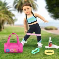 Ecore Fun 18-inch doll towel for quick cleanups after play