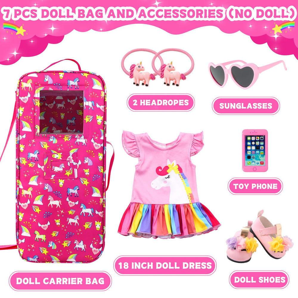 Ecore Fun 18-inch doll hairpins set offers extra sparkle.
