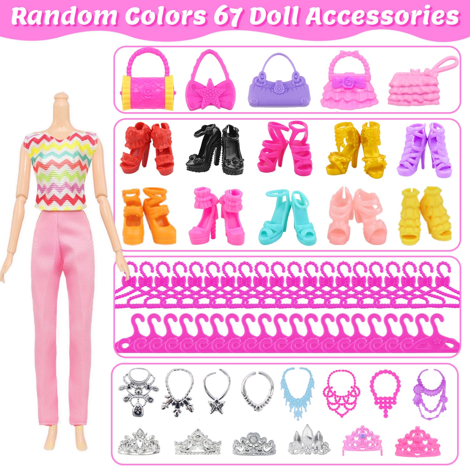 Ecore Fun 40 hangers and packaging help keep outfits organized and ready.