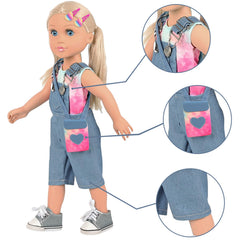 Ecore Fun doll shoes complete a coordinated look for playtime.