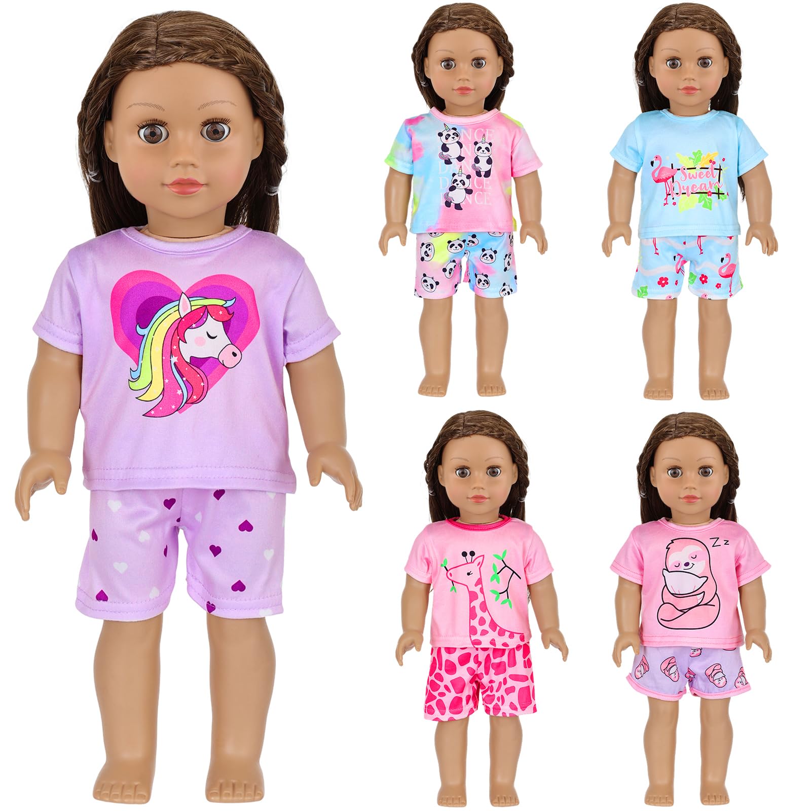 Ecore Fun animal-patterns outfits ideal for bedtime or playtime moments.
