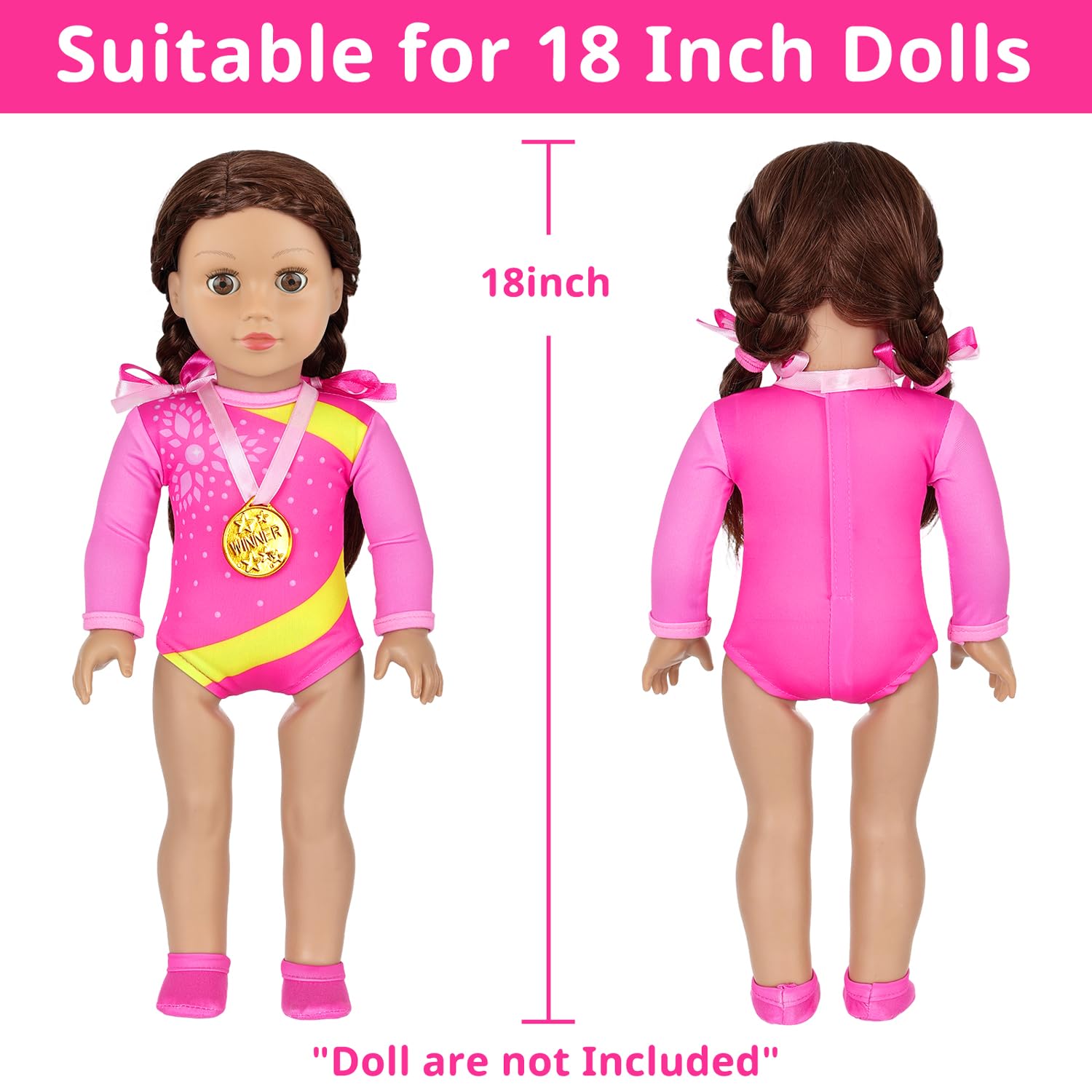 Medal accessory celebrates miniature gymnastic moments