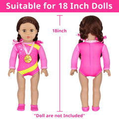 Medal accessory celebrates miniature gymnastic moments