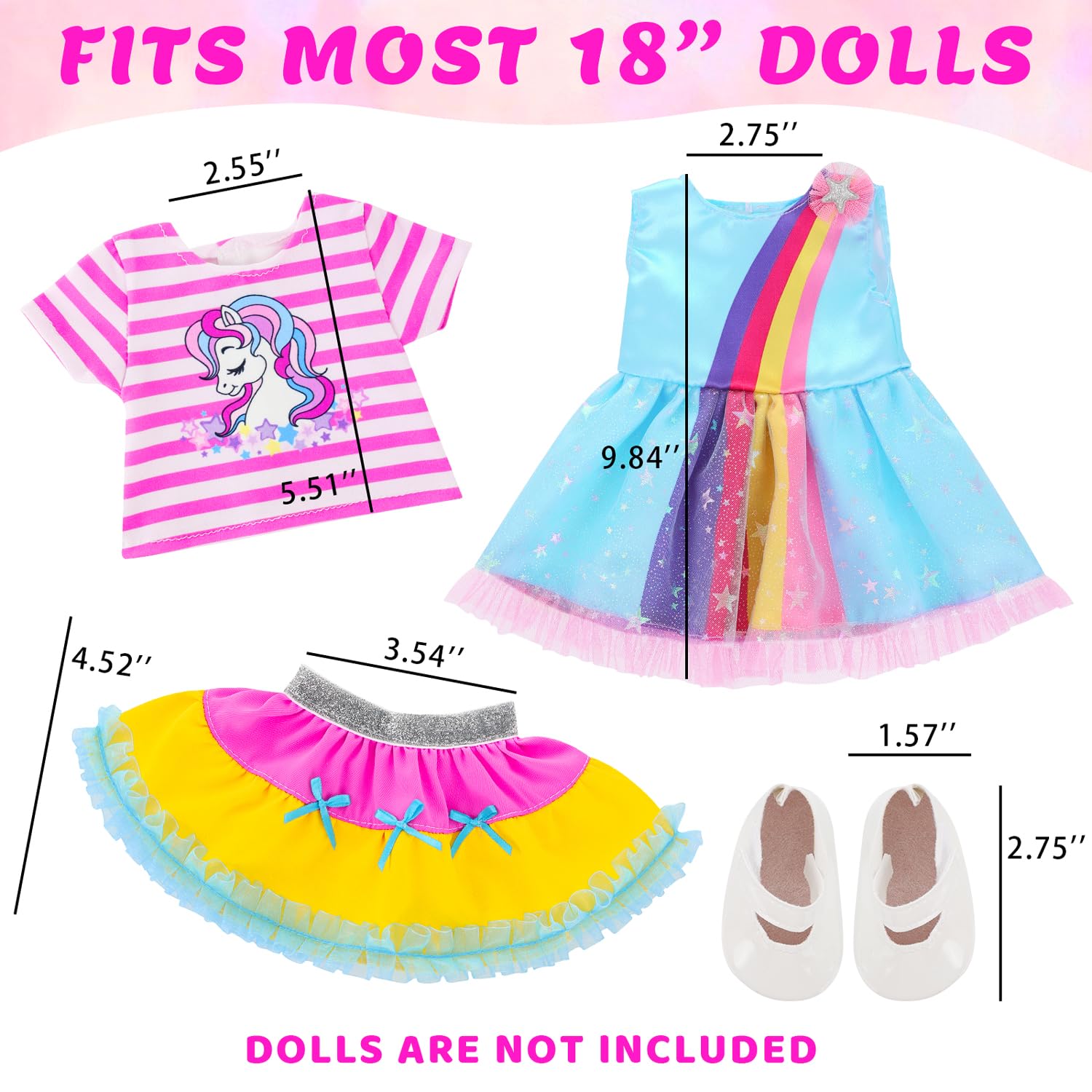 ECORELF 18-inch doll top designed for comfortable, wear-through play