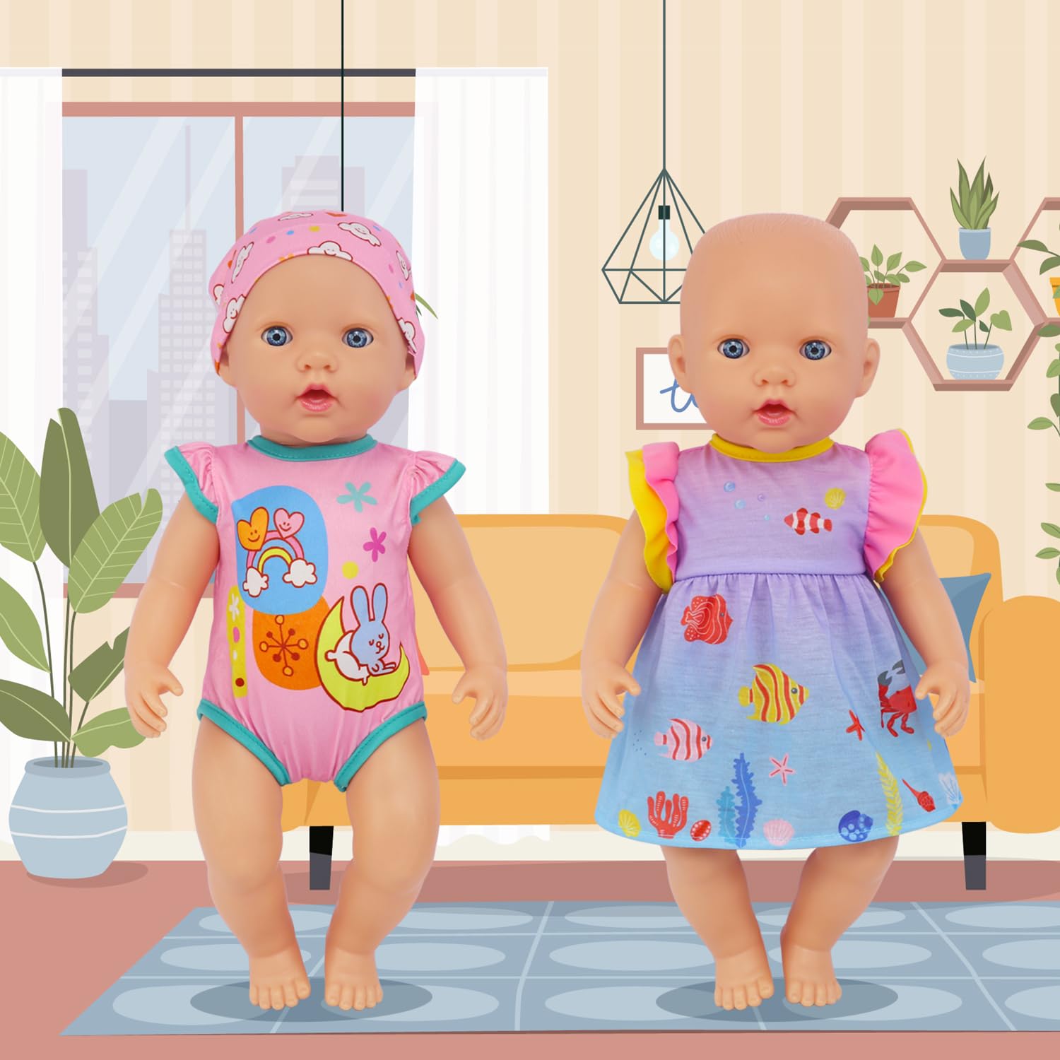 ECORELF headband complements 14-16 inch dolls with a gentle fit.