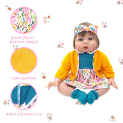 ECORELF Reborn with Velcro design for easy outfit changes.
