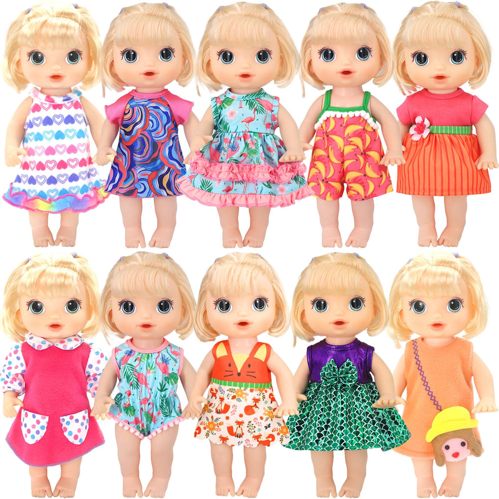 ECORELF 10-Set Alive dresses provide bright colors for imaginative play.