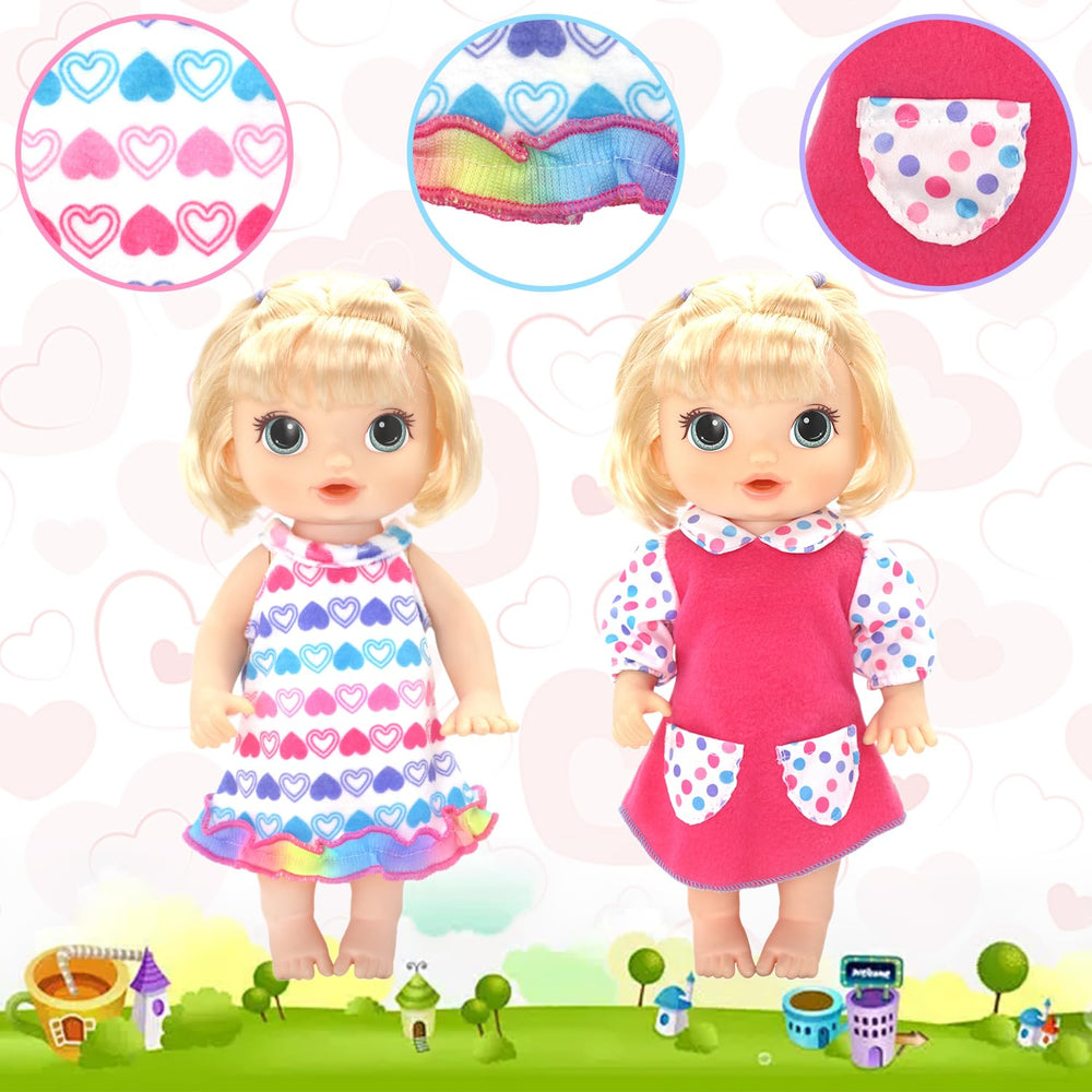 ECORELF doll clothes with Velcro for easy on-off dressing.
