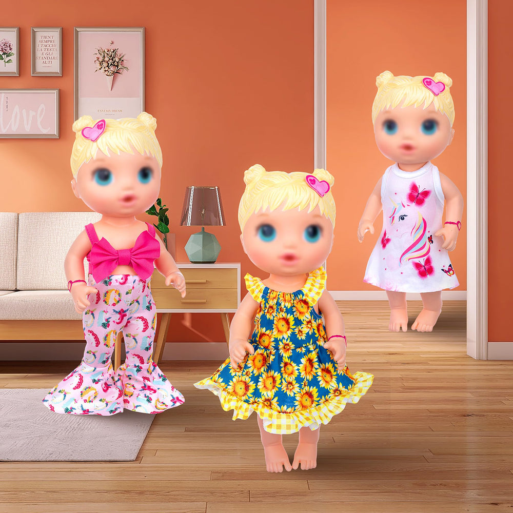 ECORELF doll jumpsuit set offers versatile styling for adventures and parties.