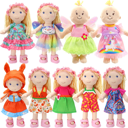 ECORELF Alive 12-inch doll outfits with durable stitching for long-lasting play.