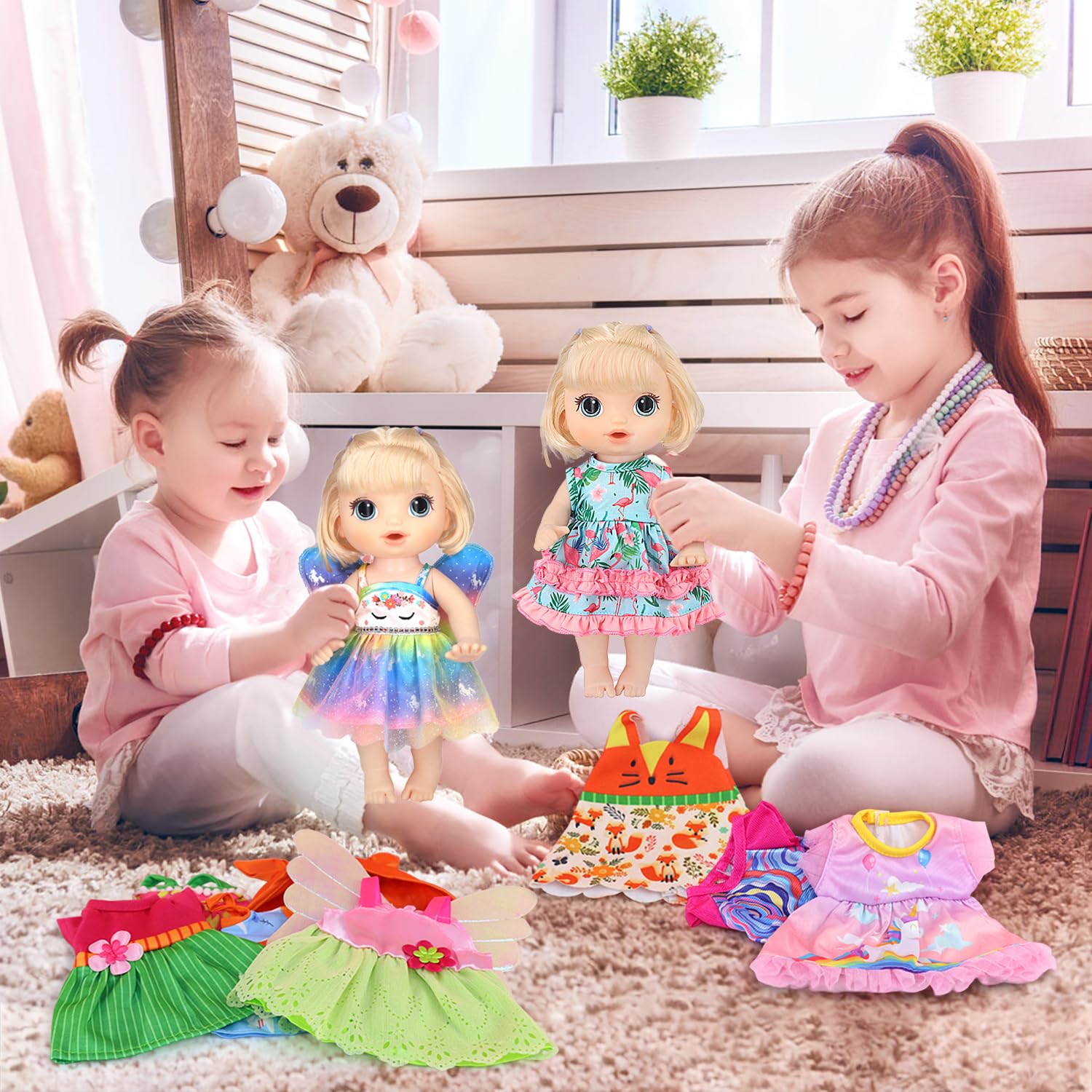 ECORELF Alive machine-washable clothes suitable for quick cleanup after play.