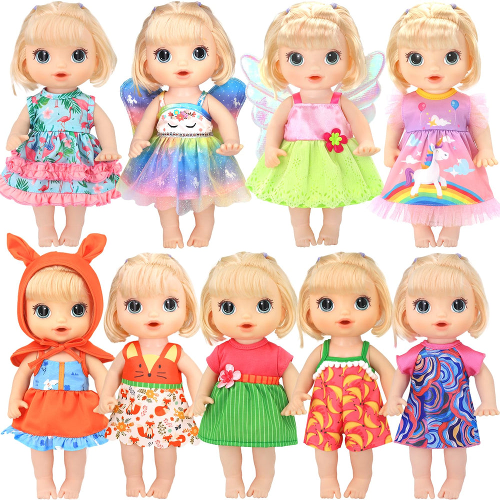 ECORELF Alive onesie and hat set for 12-inch dolls, complete styling.