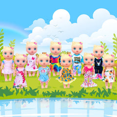 ECORELF bell-bottom pants add retro flair to 12-inch doll wardrobes.