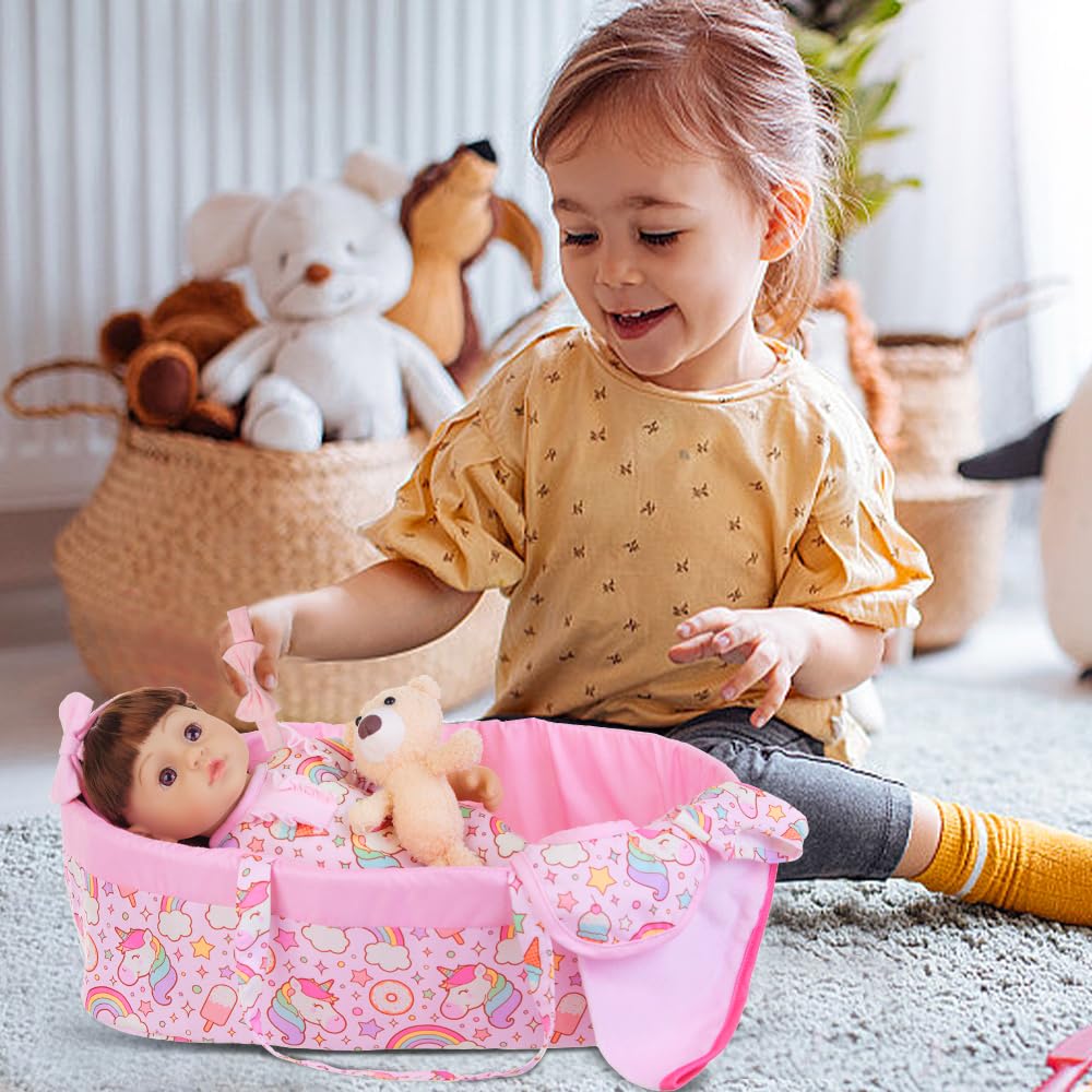 ECORELF soft blanket for warm, cozy doll napping moments