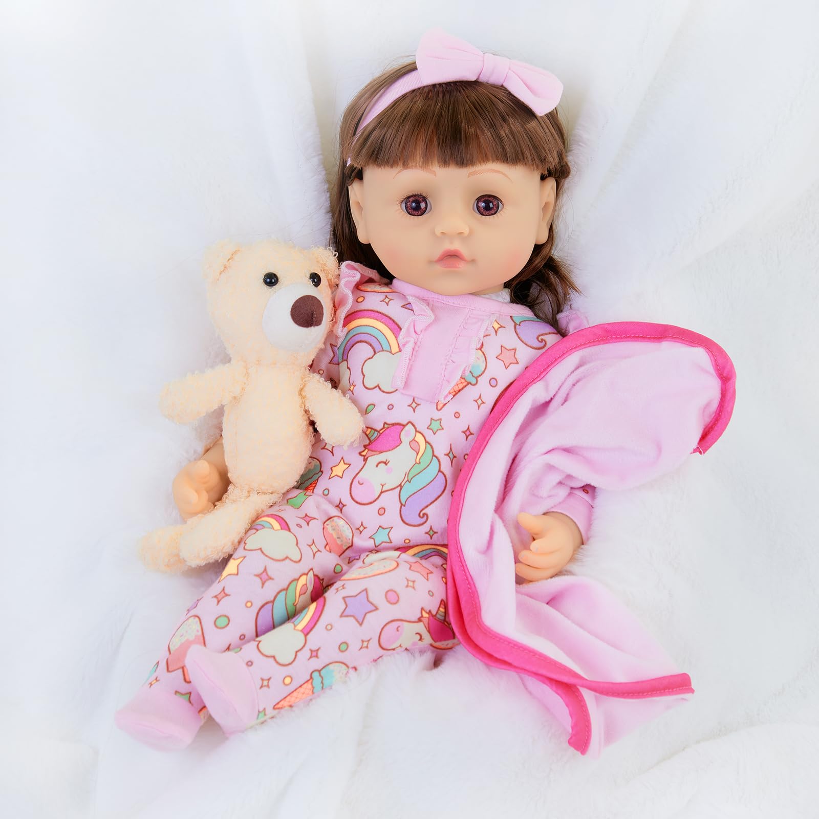 ECORELF doll feeding bottle for realistic nurturing scenes