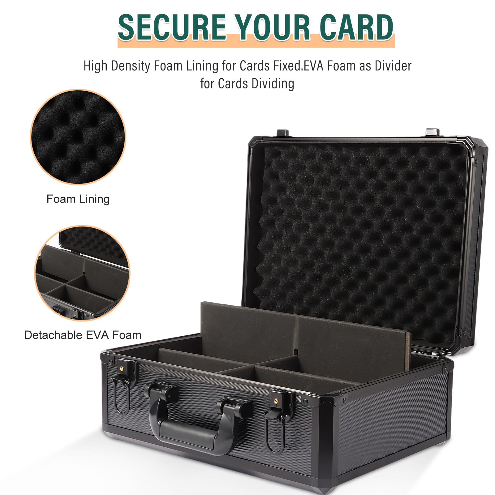 EcoVibe capacity view showing space for 600+ cards with top loaders.