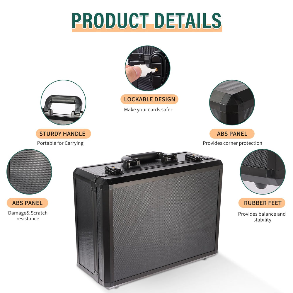 EcoVibe interior shows soft foam cradle protecting cards.