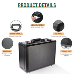 EcoVibe interior shows soft foam cradle protecting cards.