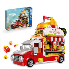 ecpoteny Piggy Burger Truck front view invites imaginative play and storytelling.