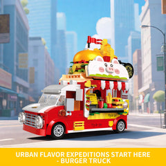 ecpoteny Piggy Burger Truck roof with giant burger sparks creativity during play.