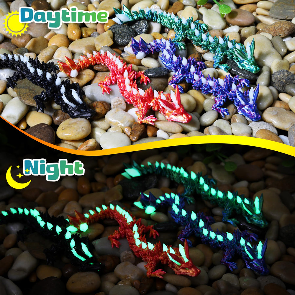 EDGRYJK eggs open to reveal poseable dragons for imaginative display.