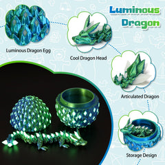 EDGRYJK glow-in-the-dark eggs brighten bedtime stories and rooms.