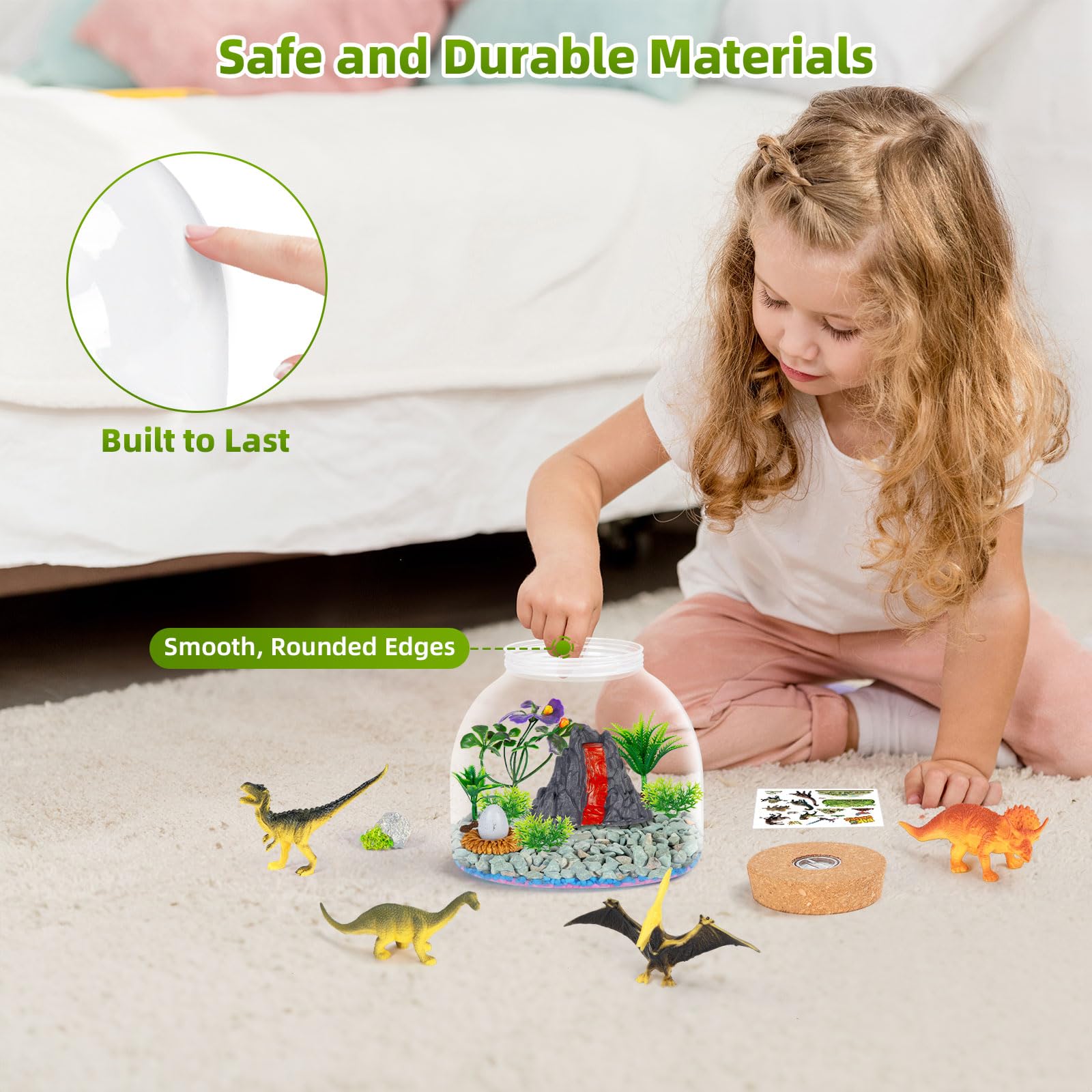 Ednzion safe-shatterproof-design keeps kids comfortable.