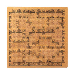 Edottbag Fractal Tray Puzzle piece 01 on a desk, inviting focused problem solving.