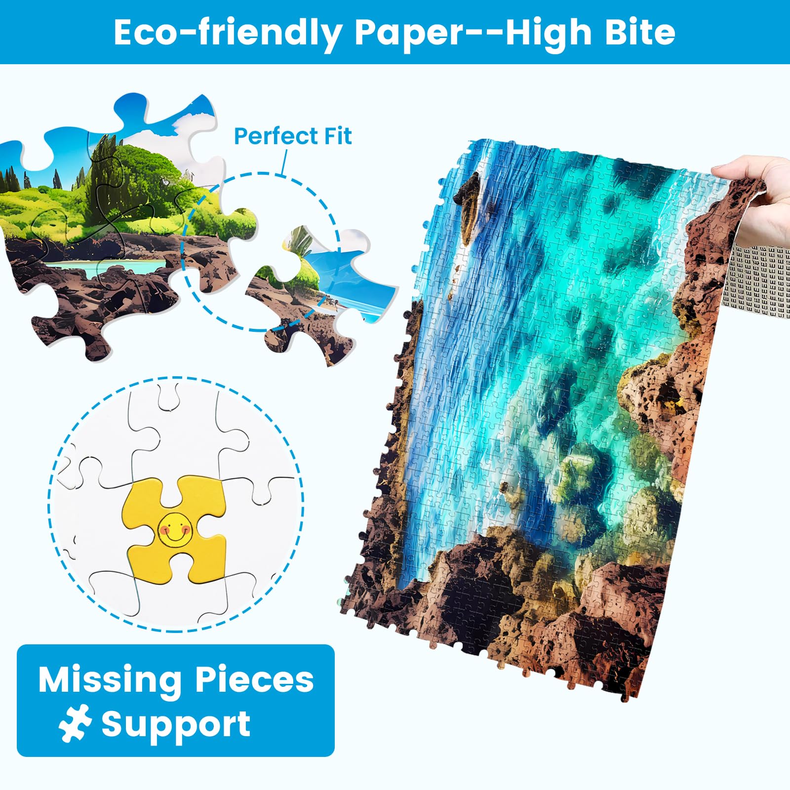 Edsjegn 2-pack Puzzle Pieces and Box — ready for gifting