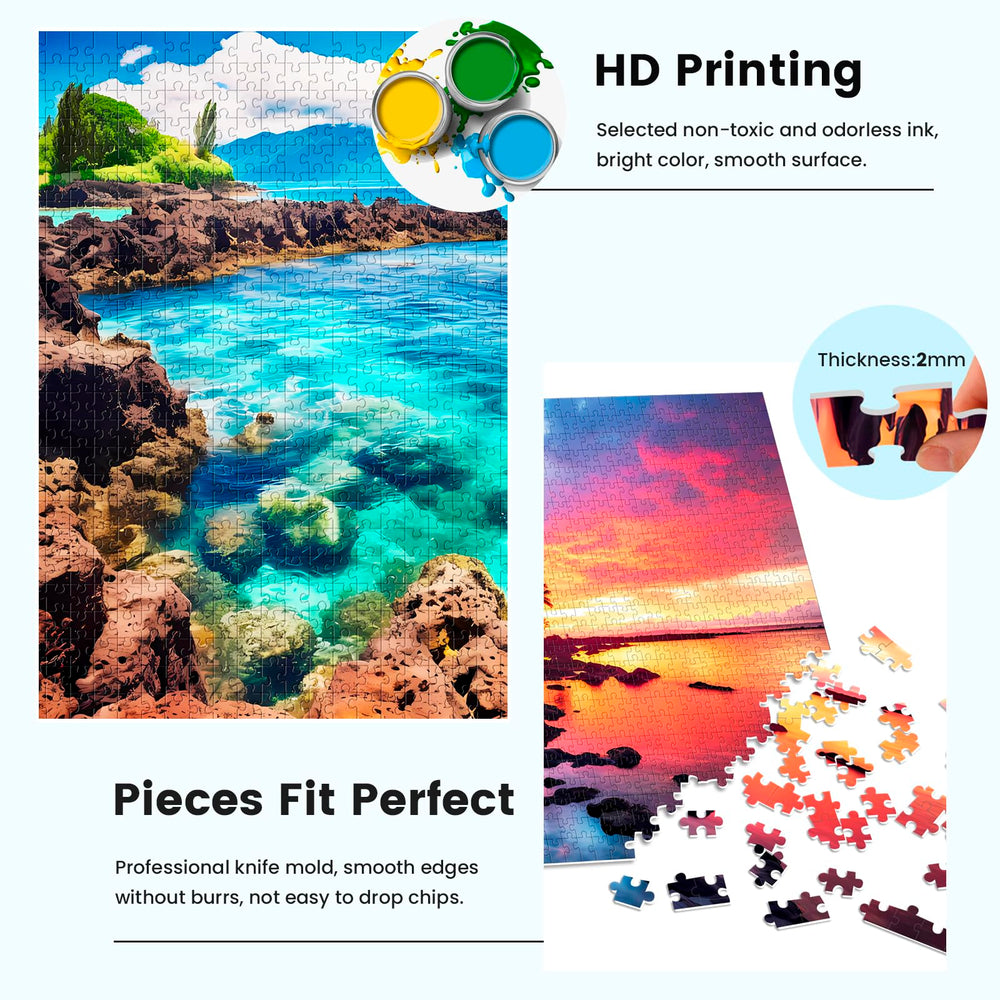 Edsjegn 2-pack Puzzles — two 1000-piece sets in one box