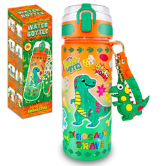 EDSPORTSHOUSE dinosaur painting kit for kids with colorful bottles and stickers for creative decoration