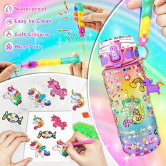 EDSPORTSHOUSE fidget keychain bottle for portability and focus.