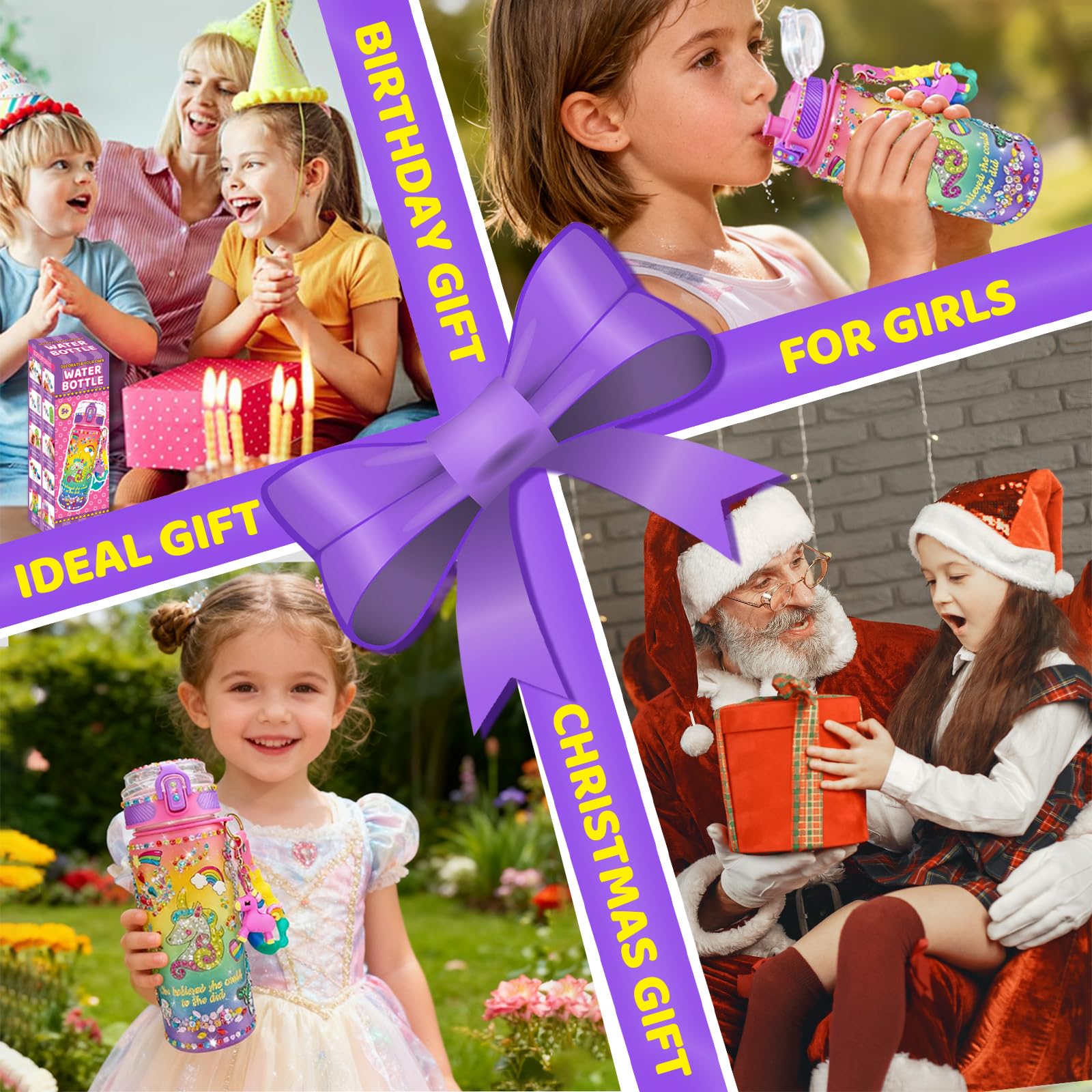 EDSPORTSHOUSE unicorn mermaid gift kit for girls ages 4-12, ready to delight.