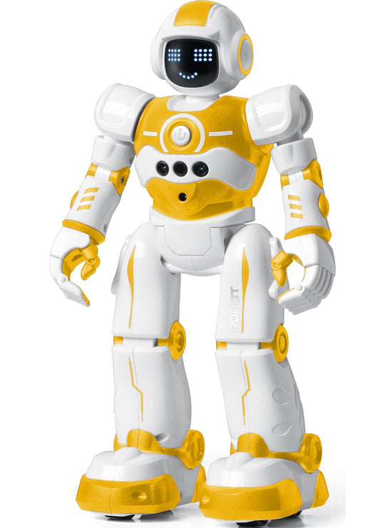EduCuties robot toy front view, ideal for beginner remote control practice