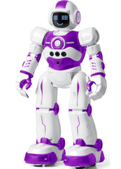 EduCuties robot toy front view showcases a cheerful, kid-friendly companion for imaginative play.
