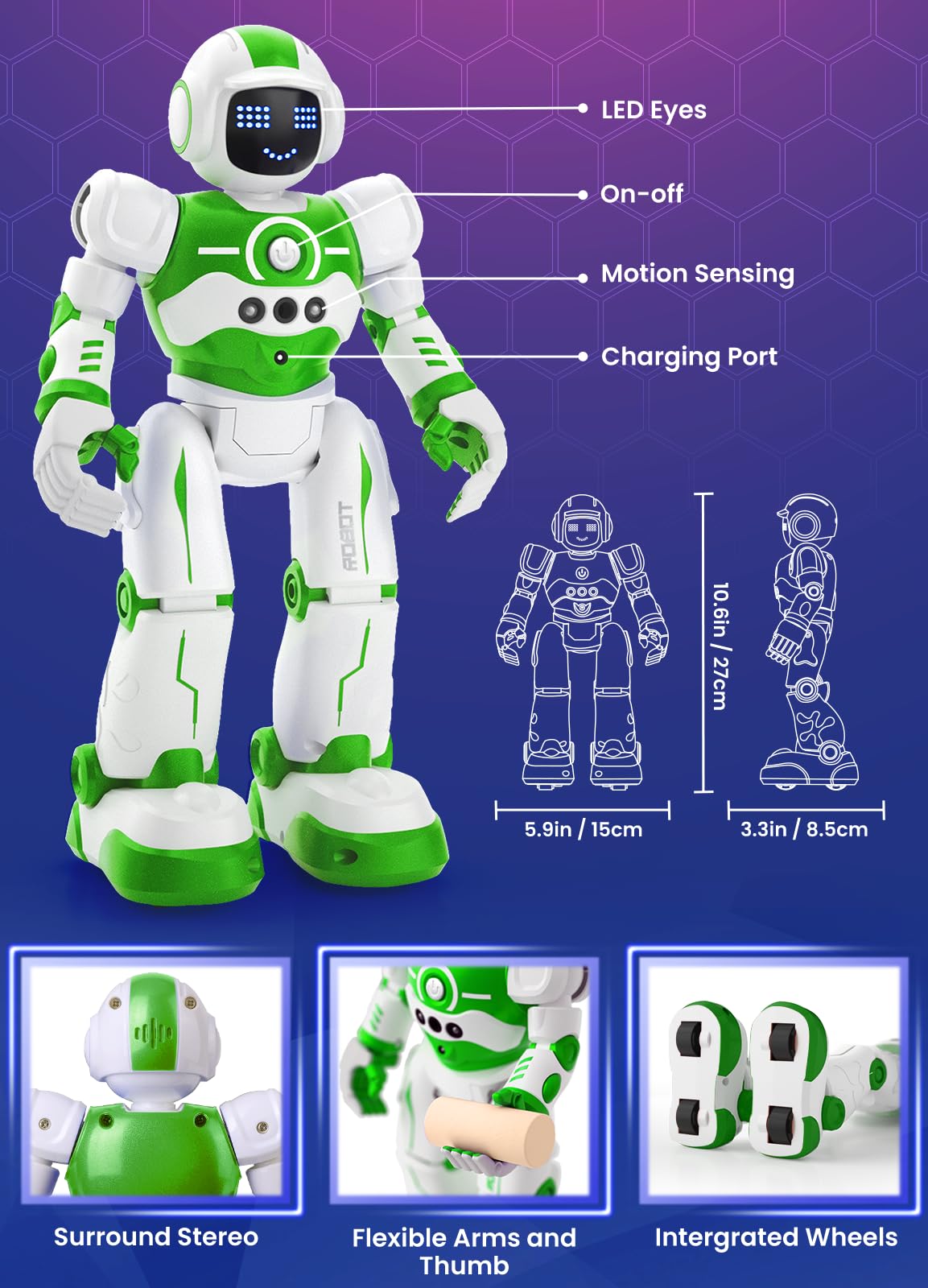 EduCuties robot toy programming 50 actions for creativity and learning